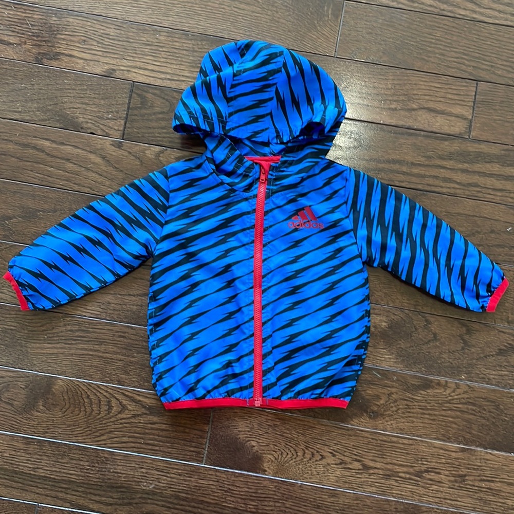 12 month boys adidas windbreaker jacket